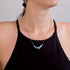 Pink Nebula | .925 Sterling Silver | Galaxy Glass Infinity Clasp Necklace